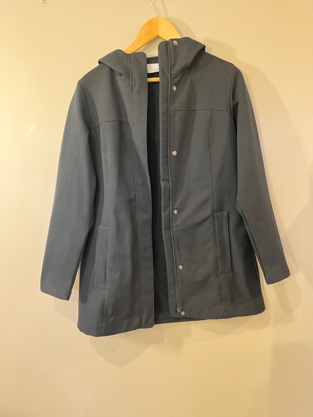 Columbia Hooded Raincoat - Black